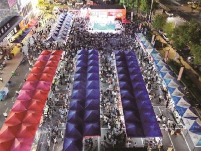 夜色正好  人间可亲 ——沙洋县滨江新区夜市大集现场直击