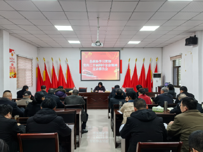 【宣讲进行时】沙洋县政协举行学习贯彻党的二十届四中全会精神宣讲报告会