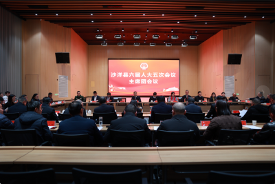 【聚焦两会】沙洋县第六届人民代表大会第五次会议召开主席团第一次会议