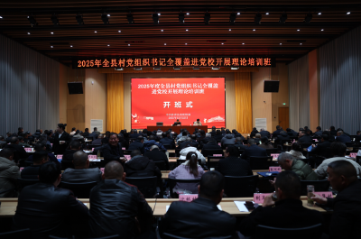 全县村党组织书记集中培训 强化振兴引领力