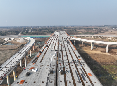 武荆宜高速三标段建设正酣