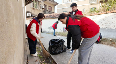 党员志愿齐发力 社区环境焕新颜   