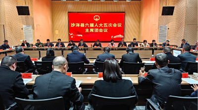 【聚焦两会】沙洋县第六届人民代表大会第五次会议召开主席团第四次会议