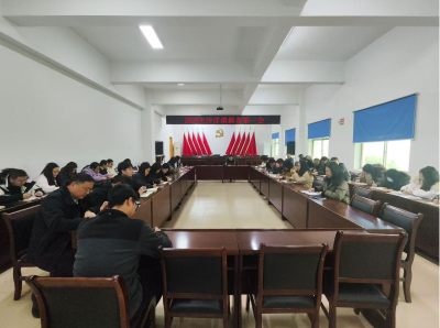 沙洋镇：新春第一会 以“开门稳”启航新征程