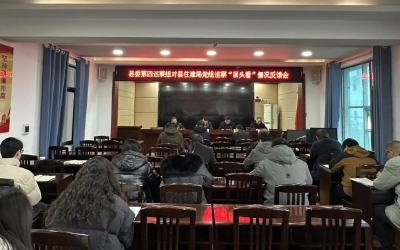 县委第四巡察组巡察县住建局党组“回头看”情况反馈会召开