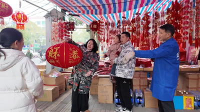 【新春走基层】新春年味浓 沙洋年货市场购销两旺