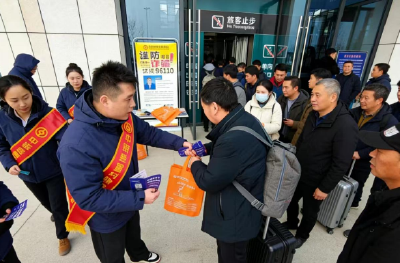 沙洋：反诈宣传护好返乡钱袋