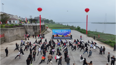马良镇：汉江乐跑燃激情 全民健身展风采