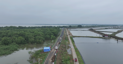 沙洋：长湖水位缓慢回落 防汛值守不松劲