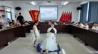 沙洋镇新河社区： 童心筑梦 欢乐同行
