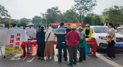 绿色宣传进集市 环保理念入民心——荆门市生态环境局沙洋分局开展2026年“六五”环境日宣传活动