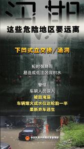 汛期，这些危险地区要远离