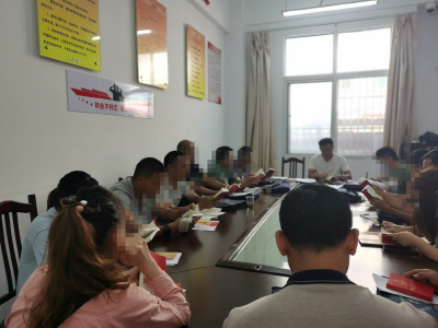杨林桥镇社区矫正对象集中学习《民法典》