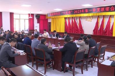曹家坪社区大党委第一季度联席会议召开  推进项目建设 办成民生实事