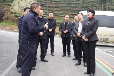李伦华现场督办云上五峰项目建设