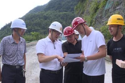 覃业成到五峰镇开展防汛减灾和安全生产检查