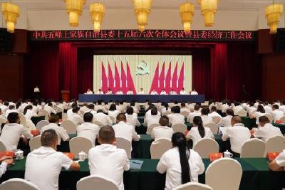 中共五峰土家族自治县委十五届六次全体会议暨县委经济工作会议召开