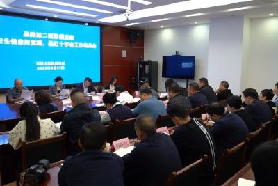县委第二巡察组进驻县卫健局（县红十字会）开展巡察