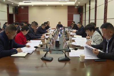 覃业成主持召开县人民政府第21次常务会议