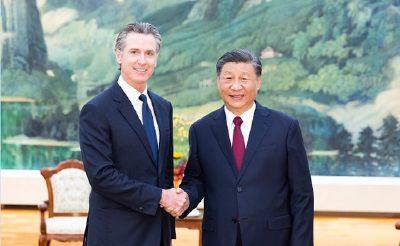 第一观察｜习近平主席会见美国加州州长，谈到这三个关键词