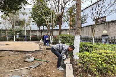 和顺小区打造爱心广场 居民休闲娱乐添去处