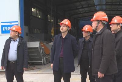 覃业成调研企业“开门红”并检查安全生产工作