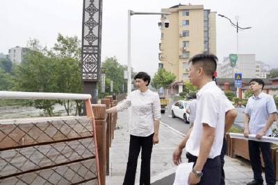 李伦华到渔洋关镇检查防汛和地灾防治工作