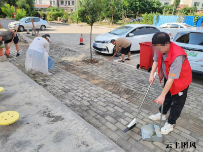 团风司法所组织社区矫正对象 参加社区公益劳动