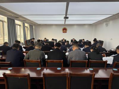 胡凯主持召开县政府党组会暨双周例会 