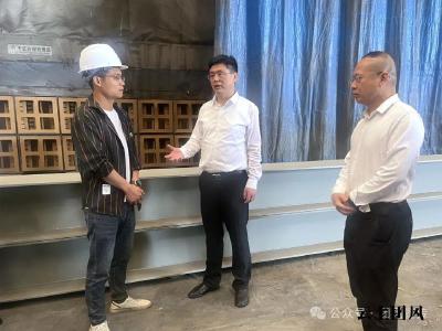 刘君峰督导工业涉气污染及淘汰落后产能整改工作
