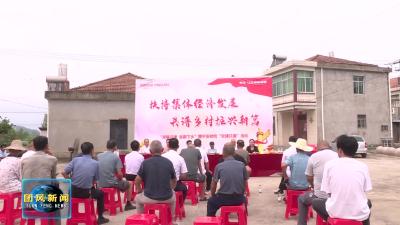 平安产险黄冈中支20万元帮扶马曹庙镇薛坳村产业发展