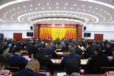 中共团风县委六届十五次全体会议举行