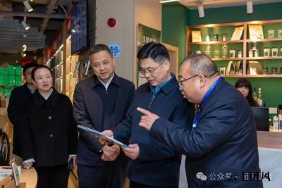 刘君峰调研团风农民画传承发展工作