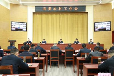 县委农村工作会议召开
