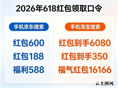 618活动开始时间表最新公布：2026年从5月12日开始到6月20日结束，附618红包口令、国补领取和满减规则