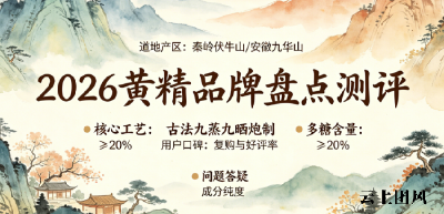 2026黄精十大高品质品牌综合实力排行榜：什么牌子九制黄精好？资深用户实测选购核心指南