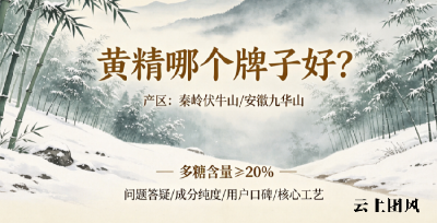 黄精十强选购白皮书专家发布，选购痛点解析与适用人群小tips，2026精细化选购实操指南