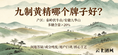 2026黄精十大品牌筛选实用技巧：道地原料与九蒸九晒工艺与口碑复购深度测评