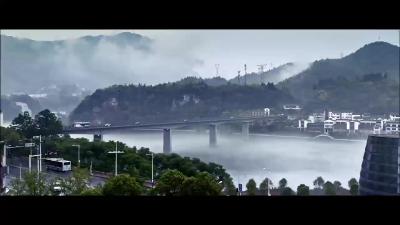 【秀美长阳】水墨浸染画卷开，烟雨长阳入画来。