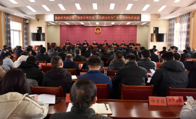全县政府系统“锤炼过硬作风 奋力担当作为”主题活动动员会召开
