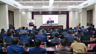 我县组织收听收看全省招商引资工作电视电话会议  