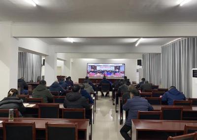 我县组织收听收看全市维稳工作周研判视频调度会