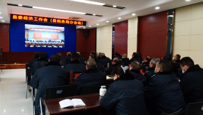 县税务局组织收听收看县委经济工作会议