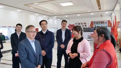 中宣部志愿服务促进中心领导到我县调研志愿服务融入基层社会治理工作