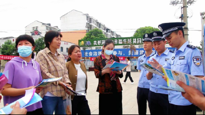 武安镇开展平安建设现场宣传活动