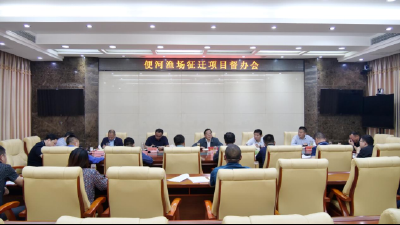 县领导调研便河渔场征迁项目推进情况
