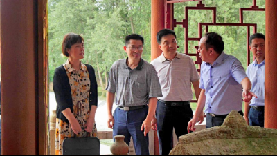 水利部长江水利委员会调研组、省水利厅对三道河水情教育基地进行调研