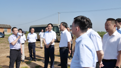 万华化学集团党委书记、董事长廖增太一行到南漳考察