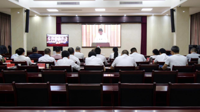 我县组织收听收看全省公共服务质量提升攻坚行动动员电视电话会议