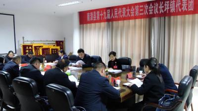 人大代表分团审议      